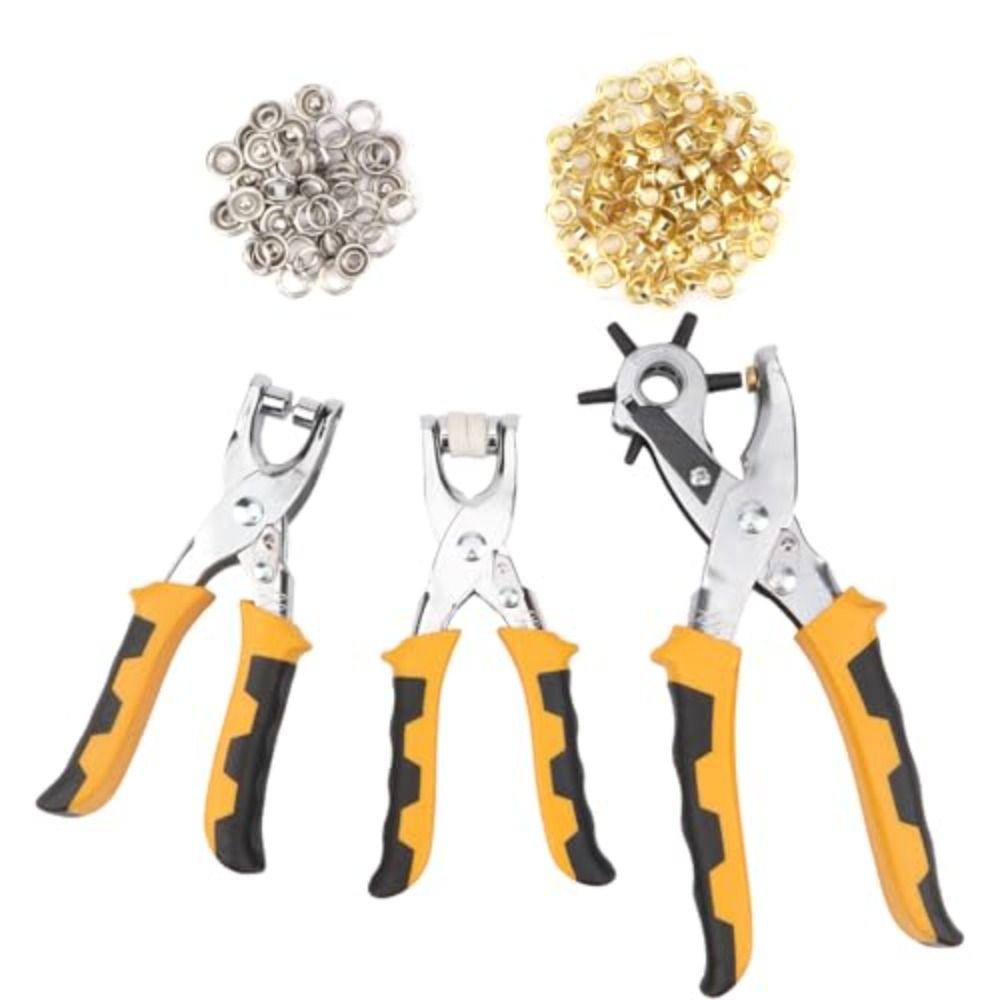Round Hole Snap Fastener Plier Multi-function Hole Punch Plier Button Press Tool Fabric Canvas