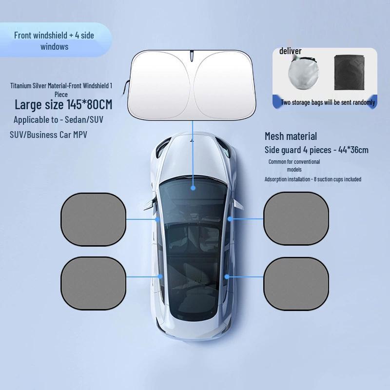 Custom Logo Car Windshield Sunshade - Heat & UV Protection Summer Visor