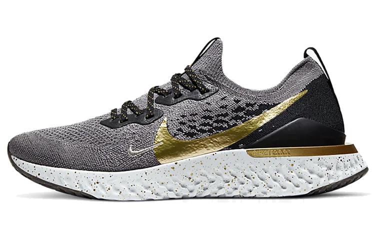 Nike Epic React Flyknit 2 Black Gold CQ4812-073 43