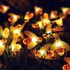 20/30/50/100 LED Solar Bee String Lights DIY Outdoor Waterproof Lamps Lawn Garden Decoration Flashing Lights Wedding Fairy Lights