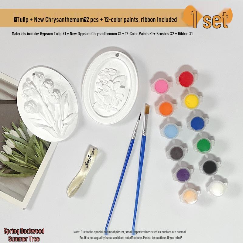 Mini Plaster Doll DIY Coloring Kit – Handmade Creative Toy & Gift Ornament