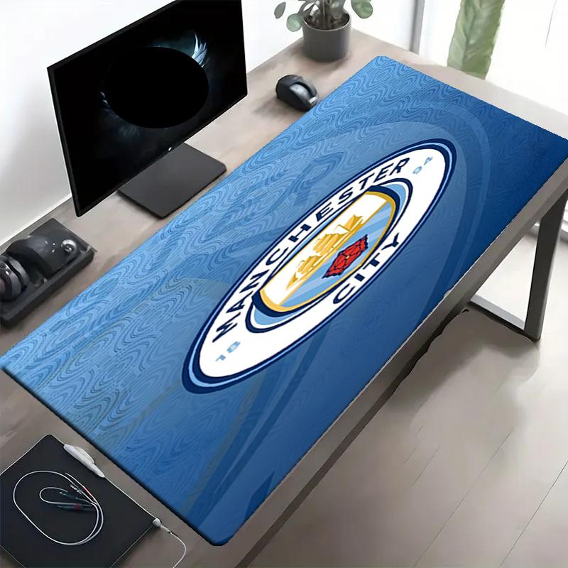 Football team City FC Print Mouse Pad, Anti‑Slip Desktop keyboard Mat, for PC Laptop Gaming Working Daily Use, Cool Festival Surprise Gift