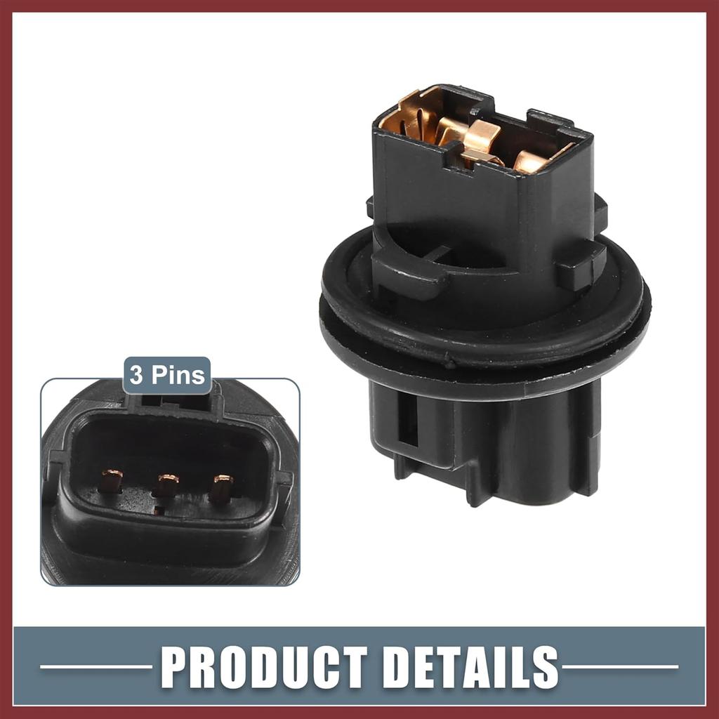 Front Turn Signal Light Lamp Bulb Holder 81128-06470 for Toyota Avalon 2013-2016 Plastic Black Replace Parts