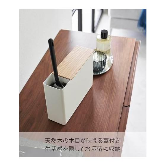 Yamazaki Jitsugyo Handy Wiper Stand with Replacement Mop Holder Natural W23.1 x D7.2 x H16.7cm RIN Replacement Mop Holds 6 Pieces 1837