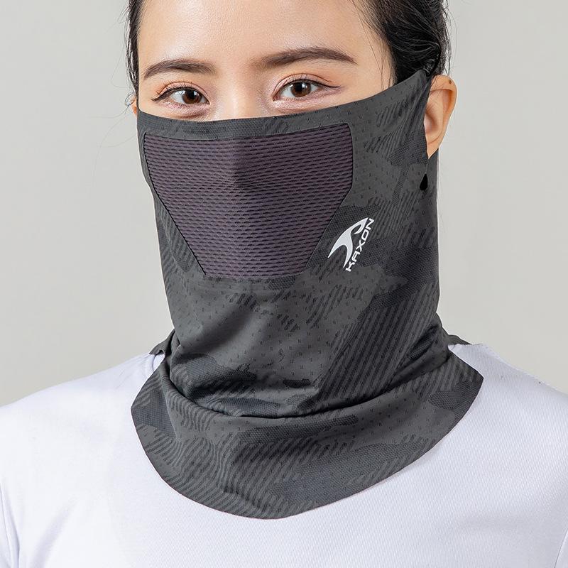 

1/2pcs Ice Silk Neck Gaiter Breathable Sun UV Protection Motorcycle Fishing Balaclava Men Women Cool Sunscreen Full Face Mask темно серый