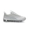 Nike Air Max 97 Grade School 'Bianco Argento Metallico' (Unisex) Scarpe da Corsa per Bambini Bianco / Argento Metallizzato-Bianco 921522 104