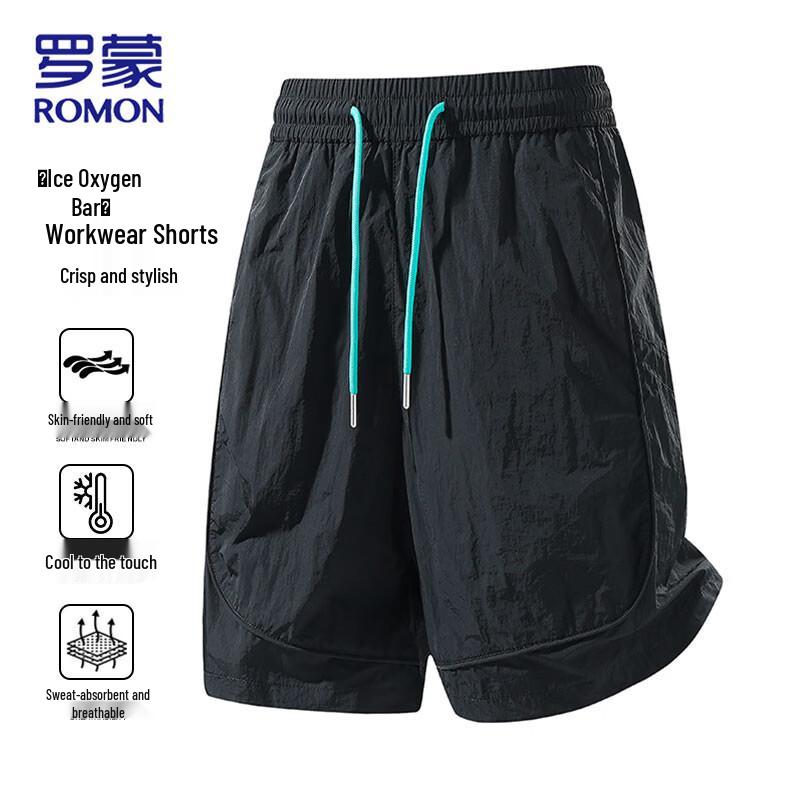 ROMON Men s Ice-Cool Quick-Dry Summer Shorts L