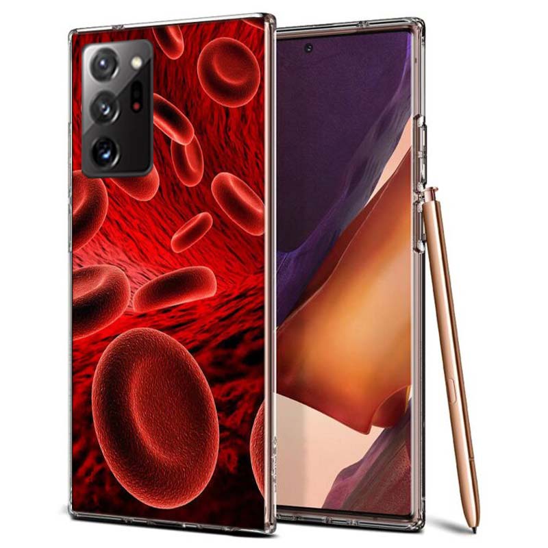 Blood Platelets Under Microscope Phone Case for Samsung A55 A35 A25 A15 A07 A05S A16 A17 A26 A36 A37 A56 A57 Galaxy Note 20 10 A