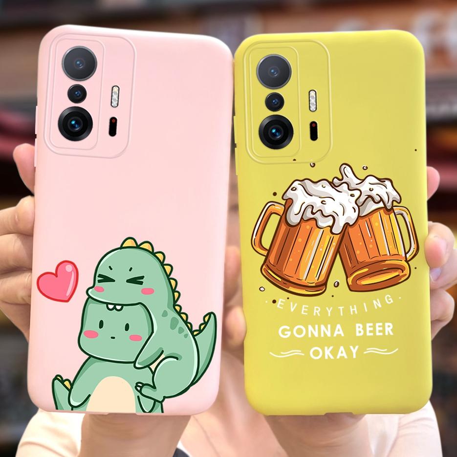 Für Xiaomi Mi 11T Pro Hülle Niedliche Astronauten Cartoon Hülle Weiche Silikon Handyhüllen Für Xiaomi 11T Mi11T Pro 11TPro Fundas Stoßfänger