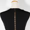 LOUIS VUITTON peplum Tank top 1A7VTN Monogram black Nylon/Polyurethane Women Used