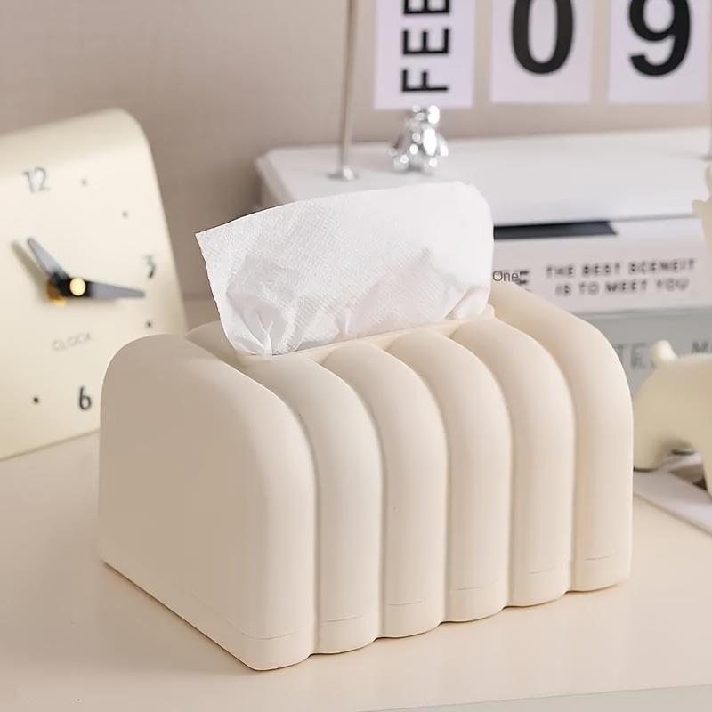 [Bread Tissue Holder] One Unique Beige Tissue Box Holder Shaped Like Bread -Made From Durable PP,Featuring An Easy-To-Use Design for Decorating Dining