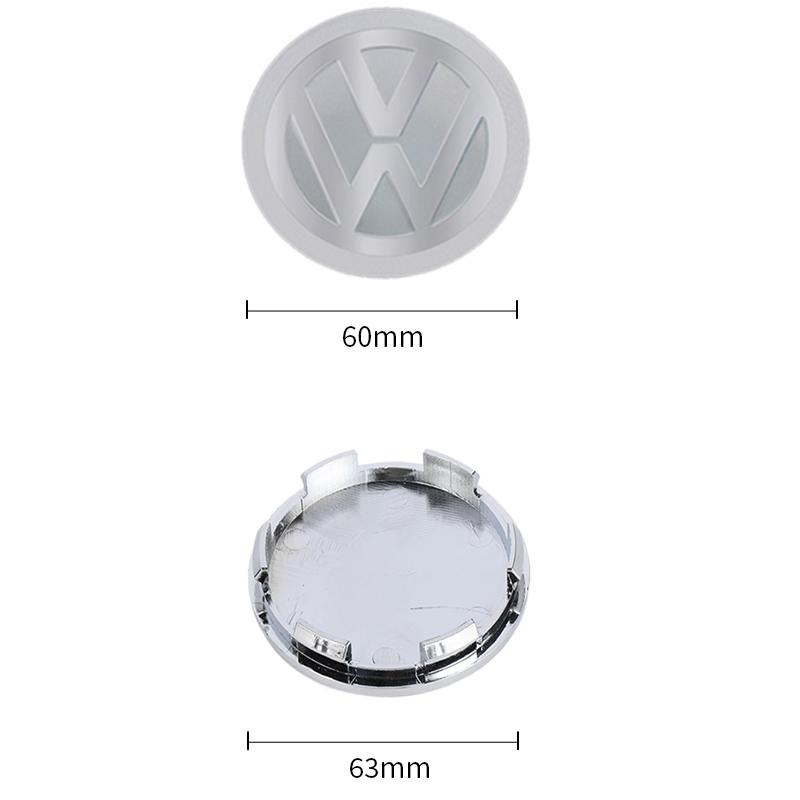 

60/63/68mm Car Wheel Center Hub Cap Logo Tyre Rims Badge Cover For Volkswagen VW Scirocco Golf MK6 Polo Tiguan PASSAT GTI R Line