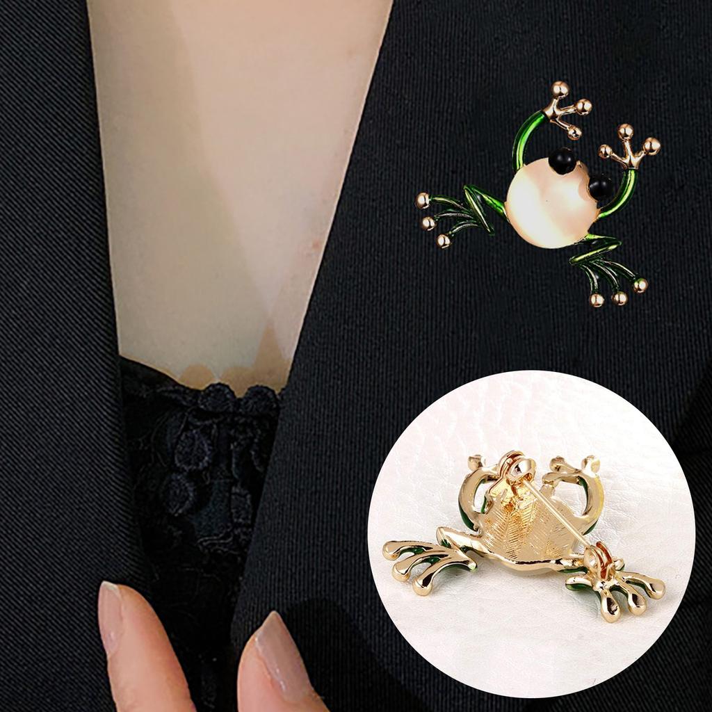 European And American Fashion Animal Brooch Pearl Painting Oil Brooch Pin Brooch Decoration