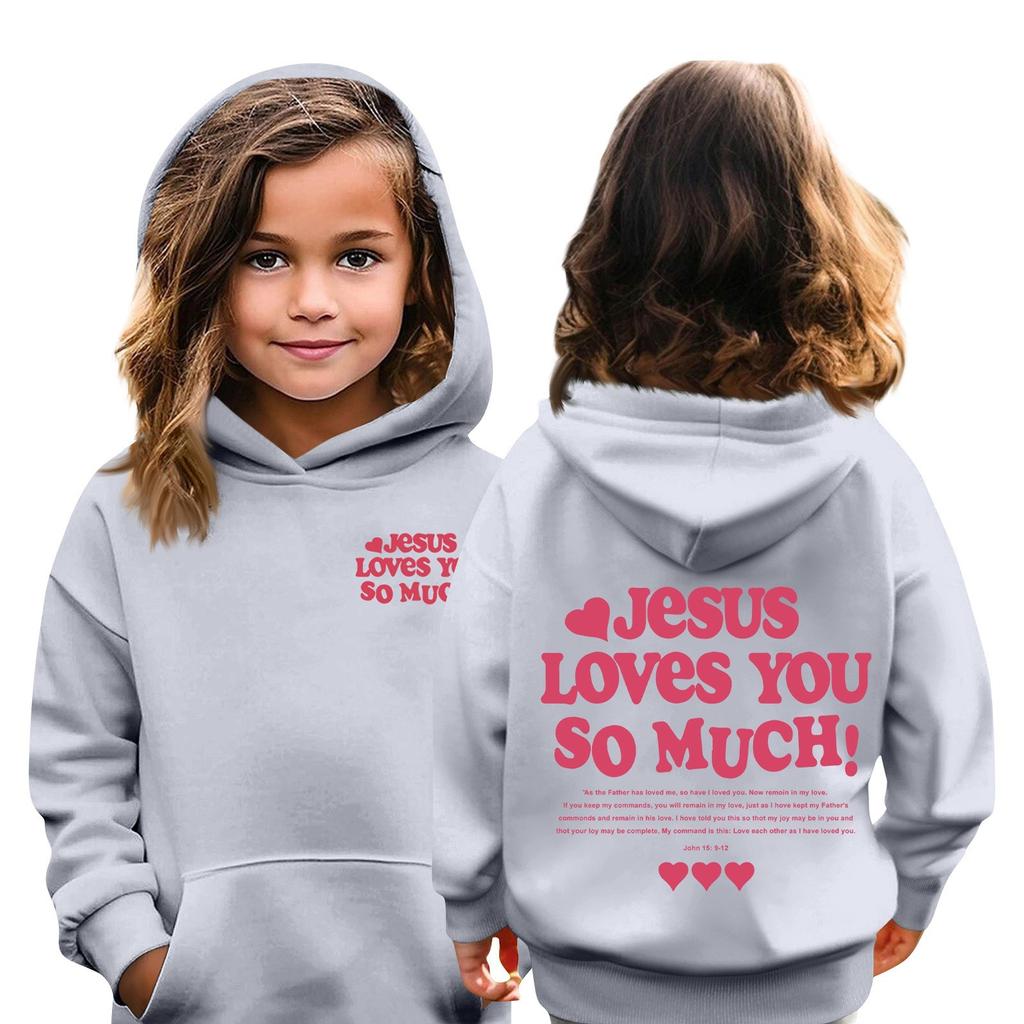 Kinder Hoodie Jungen und Mädchen Mode bedruckt Langarm Kapuzentasche Hoodie