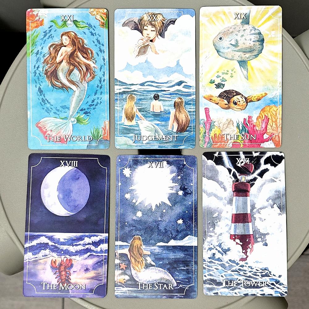 10.3*6cm Healing Waves Tarot 78 Pcs Tarot Cards Combine The Healing Aspect of Mother Nature and Art Into Artwork