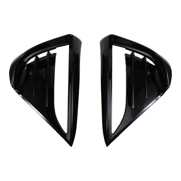 Tesla Model Y Front Fog Light Covers, Bright Black (ABS), 2021-23, 1 Pair none