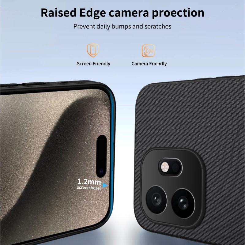 For OnePlus 15T 15R 15 13T 13R 13 12 12R 11 Nord 5 Case Magnetic Carbon Fiber Texture Shockproof Phone Cover Funda