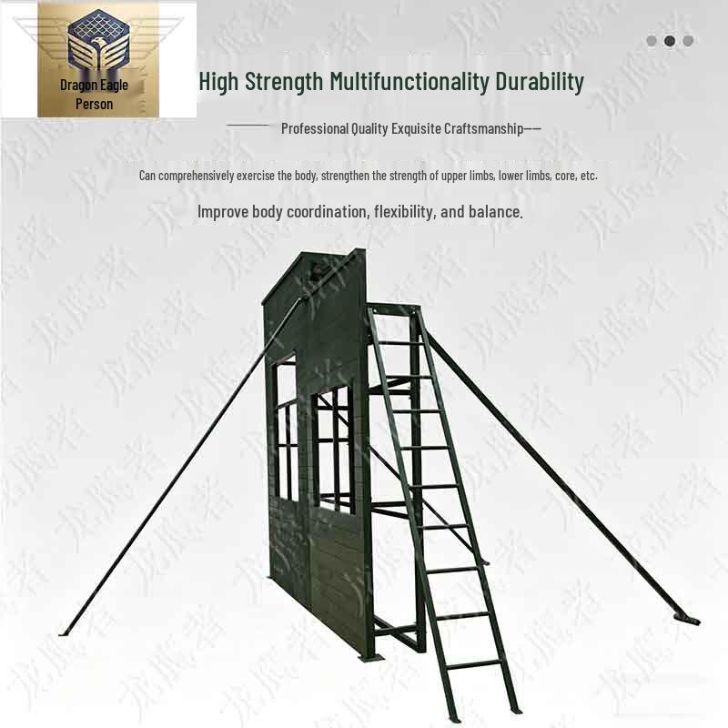 Outdoor Training Climbing Wall Platform