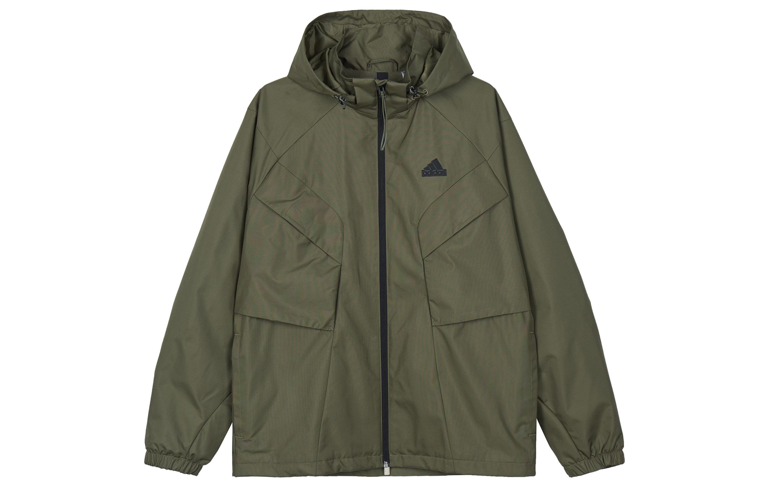Adidas URBAN OUTDOOR Jackets Men s Strata Olive Green Hooded Moderate Other IS0451 M