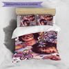 hyunjin Printed 3PCS Bedding Set Soft Breathable Duvet Cover Pillowcases Set Washable Bedroom Decor Home Gift