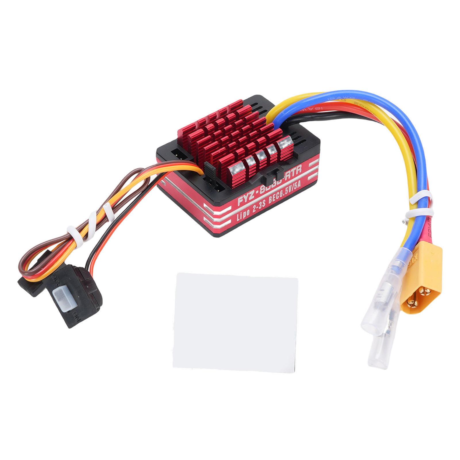 

Brushed ESC 80A for 40 550 750 Motor RC Car Ship Tank Electronic Speed Controller Model Toy Accessories