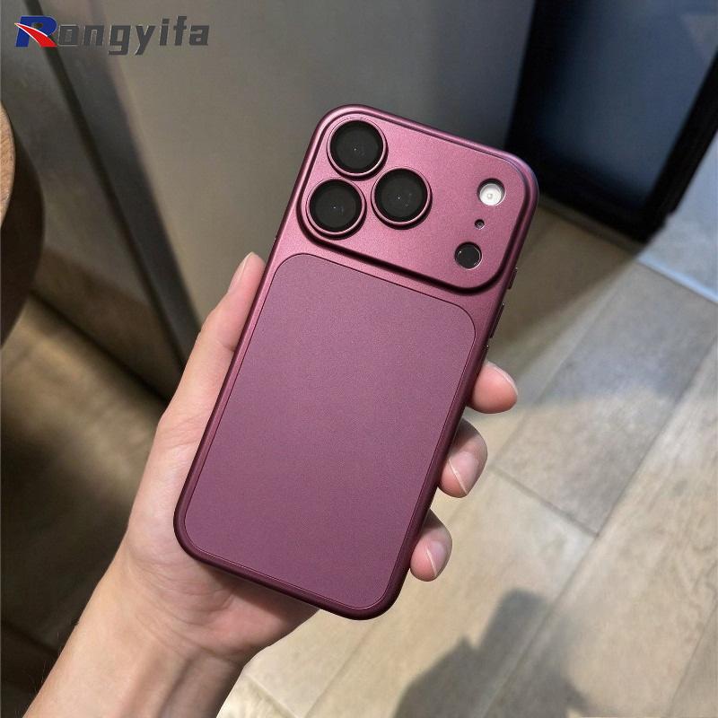 Burgundy Red Big Camera Case For Huawei Nova 15 Max 12 11 SE Pura 90 90s 80 70 Pro Plus Max Protection Luxury Matte Cover
