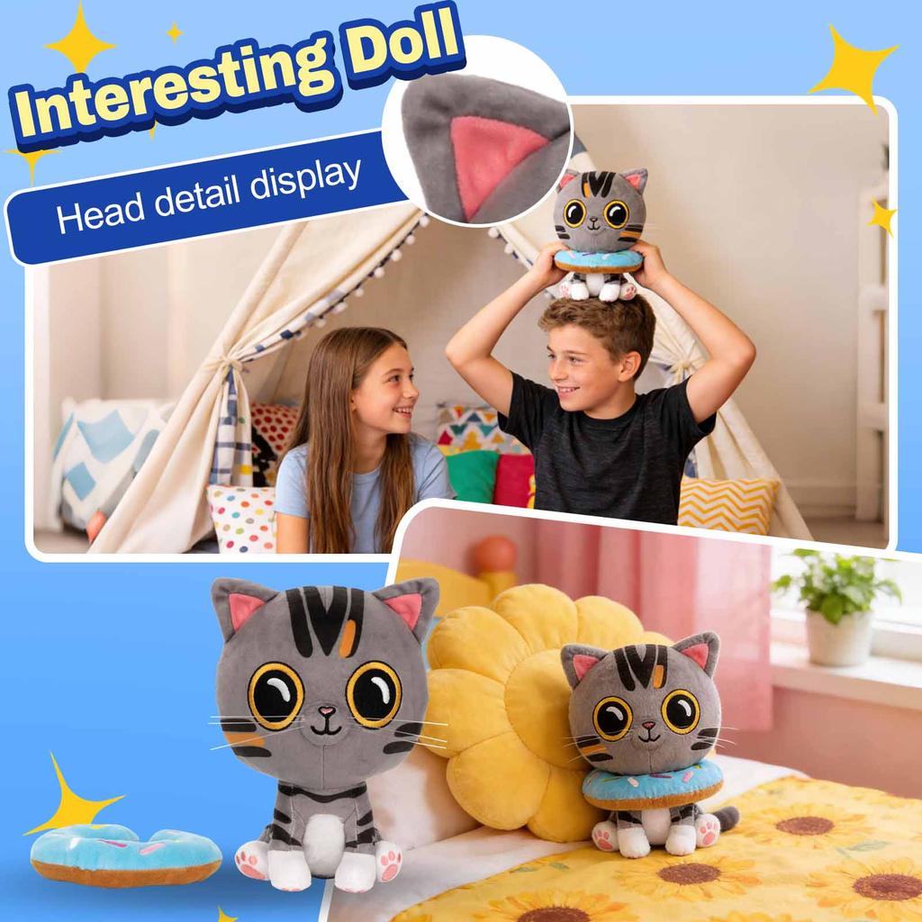 Plüschpuppe, Spielzeuggeschenk, Cartoon, Stoffpuppe für Kinder, Geschenkkissen für Kinder