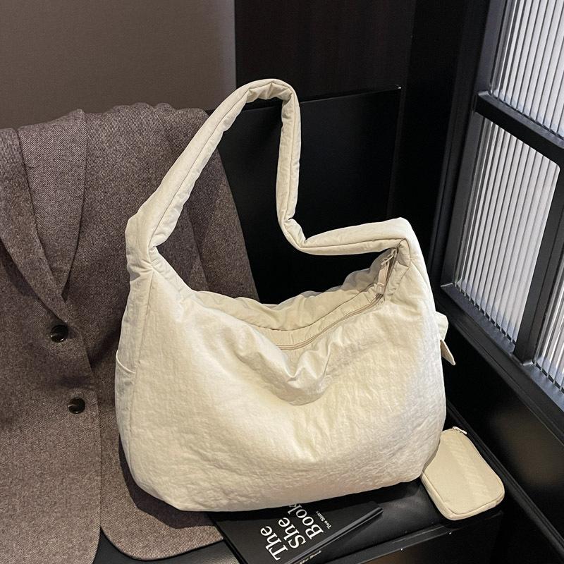 Japanese Style Texture Simple Shoulder Bag New Casual Versatile Crossbody Bag Lightweight Composite Bag for Women Large Capacity