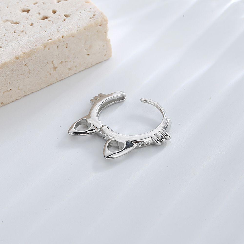 Exquisite Copper Girls Korean Party Cat's Paw Earring Ear Buckle Fashion Jewelry Cat Stud Earring