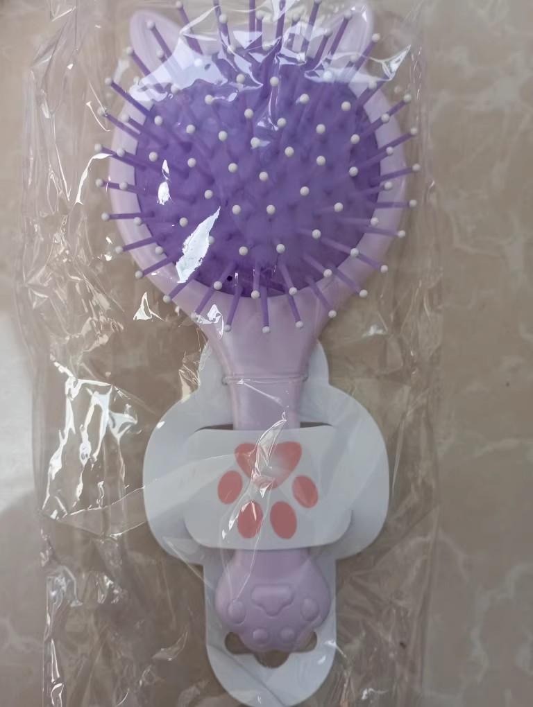 Hot-selling Cartoon Cute Air Cushion Comb Mini Airbag Hair Brush, Plastic Handle Tangled Massage Band Mirror Hair Brush