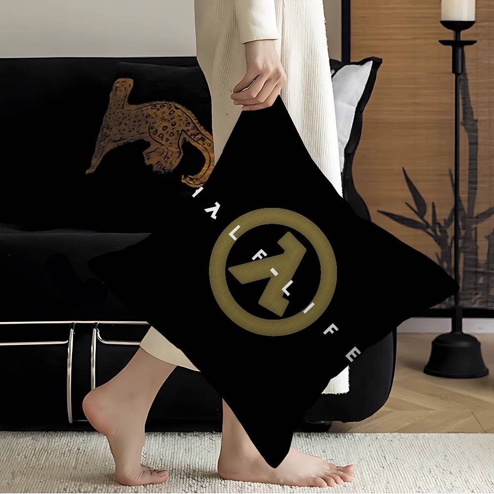 

Game HHalf LLife Cushion Cover Inches Farmhouse Decor Home Throw Pillow Covers for Couch Decorations 30x30 cm
