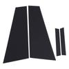 4 piezas Moldura Pilar Poste PC Alta Resistencia Negro Brillante Cubierta Pilar Ventana Puerta Repuesto para Benz Clase CLS W219 2006