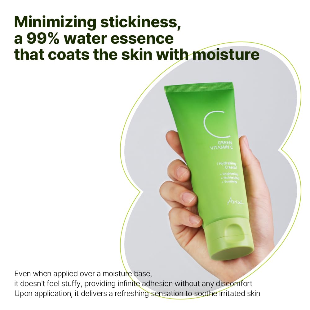 Ariul Green Vitamin C Hydrating Cream 100g Ariul Vitamin Cream Emulsion Face Cream Hyaluronic Acid Skin Care Moisturizing Pure Vitamin C