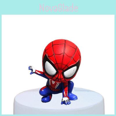Urocza Figurka Lalka Spider-man Na Imprezę Urodzinową Dekoracja Tortu i Zabawa Kolekcjonerska