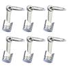 Mechanical Inspired Metal Keychain with Narrow Cap Compact Key Organization Metal Texture Suitable for Daily Use