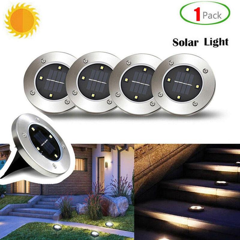 Waterproof 4 Led Lamps Solar Underground Lights Stainless Steel Buried Floor Light Garden Path Lawn Ground At A Low S On Joom E Commerce Platform Waterproof 4 Led Lamps Solar, Outdoor Floor Lights Solar