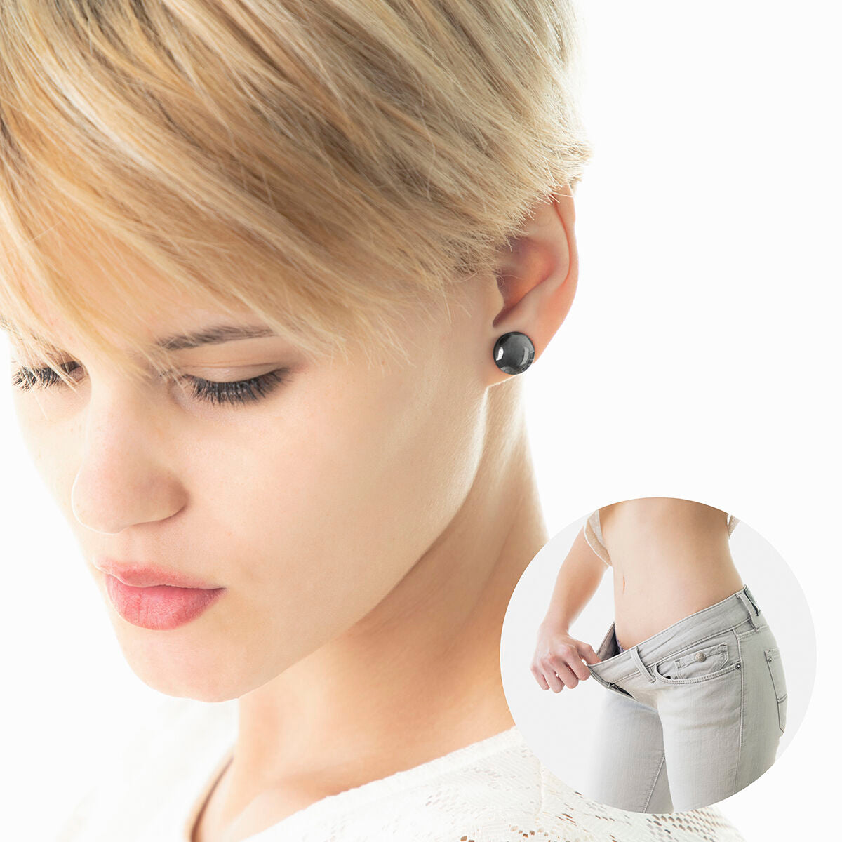 

Biomagnetic Slimming Earrings Slimagnetic InnovaGoods