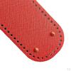 PU Leather Knitting Crochet Bag Nail Bottom Shaper Pads Weaving Bags Insert Cushion Base with 52