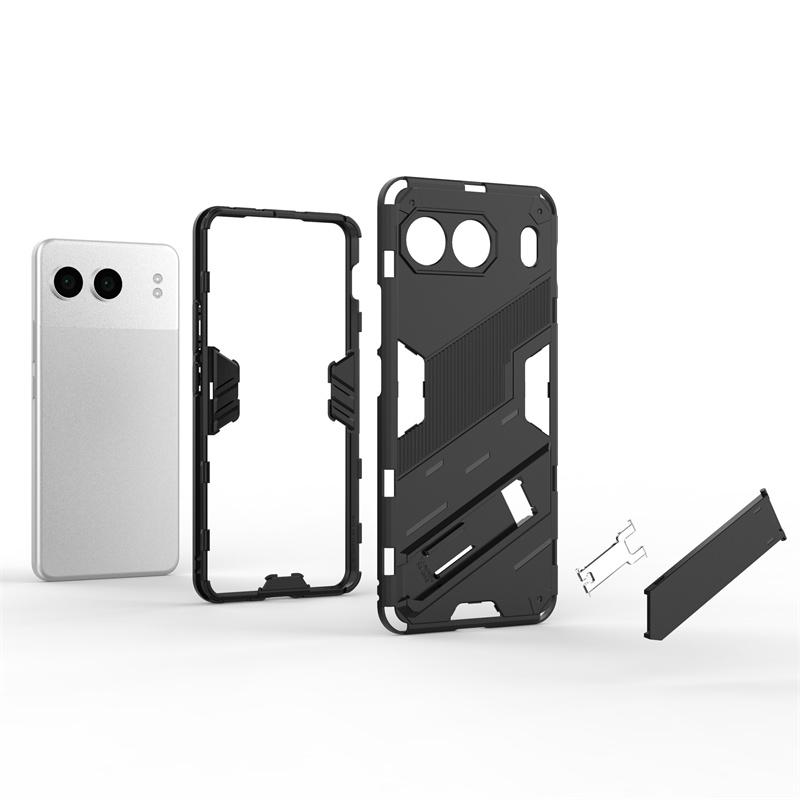 Para Capa OnePlus Nord 4 5G Armadura Magnética À Prova de Choque com Suporte Capas de Celular para One Plus Nord4 1+Nord 4 2024 CPH2663 6.74" Capa Traseira