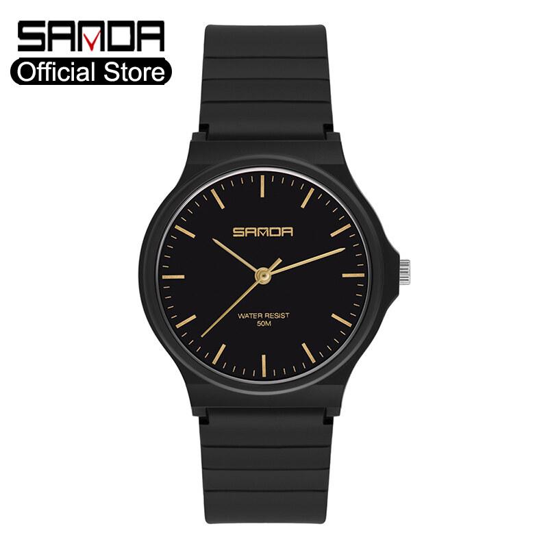 

SANDA New Listing Original Women Watch Fashion Sports Luxury Waterproof Women Clock Casual Quartz Outdoor Women Watch чёрный