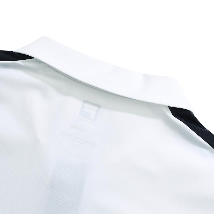 New FILA Polo Shirts Men's Jade White A11M323103F