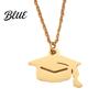 Graduate Pendant Necklace Graduation Cap Unisex Charm for Men Keepsake