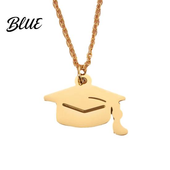 Graduate Pendant Necklace Graduation Cap Unisex Charm for Men Keepsake