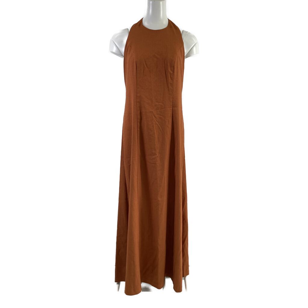 CLANE 25AW Orange 19112-5002 HALTER LONG ONE PIECE dress 1 OrangeUsed