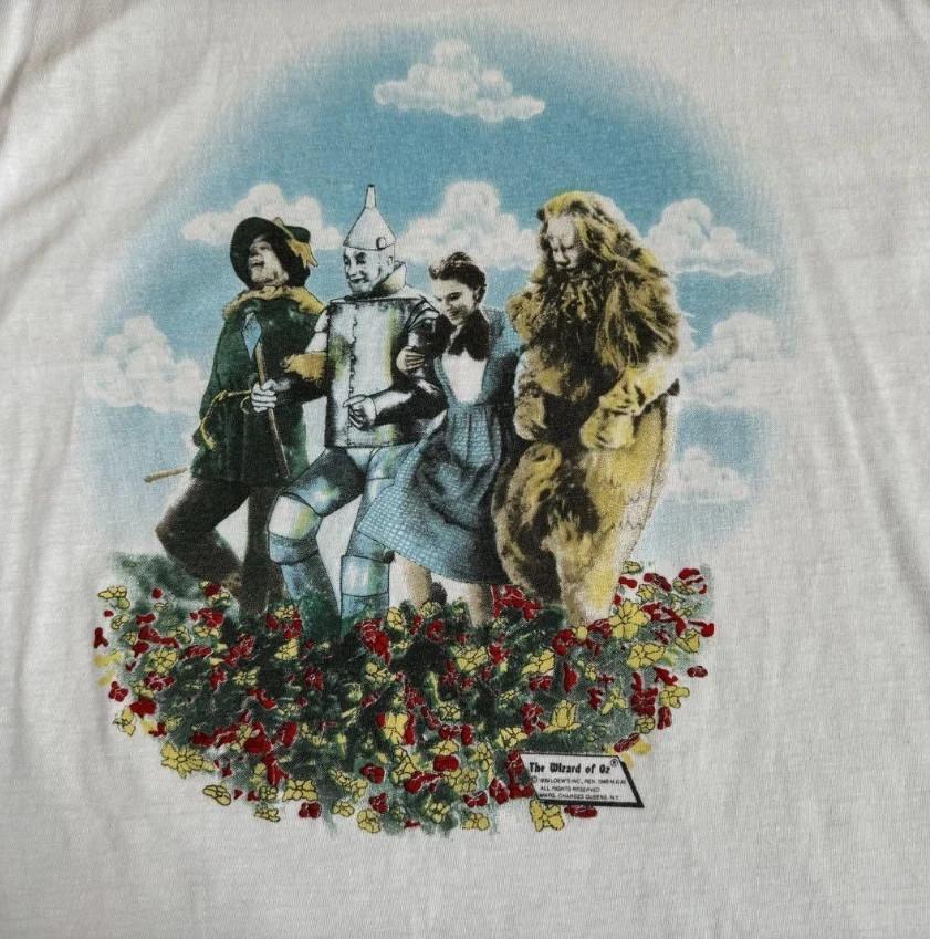 The Wizard of Oz Vintage Unisex TShirt All Size White Unisex T-Shirt XL