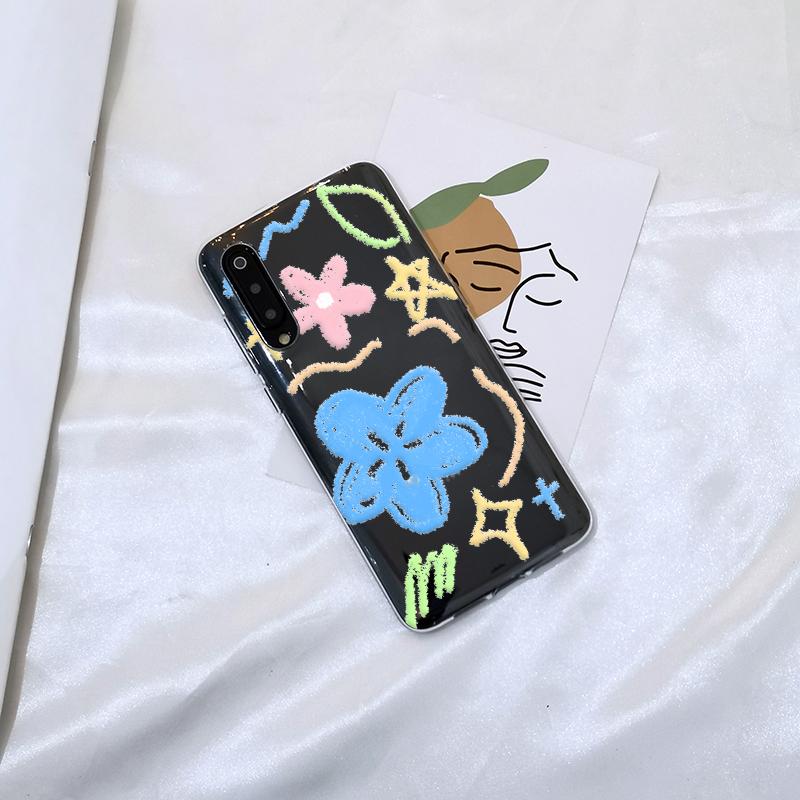 Чехол для телефона для Xiaomi Mi 9T 8 PRO, мягкий граффити, цветочное сердце, картина для девочек, простая задняя крышка для Xiaomi Mi 9 SE A3, силиконовый чехол Mi 8 Pro