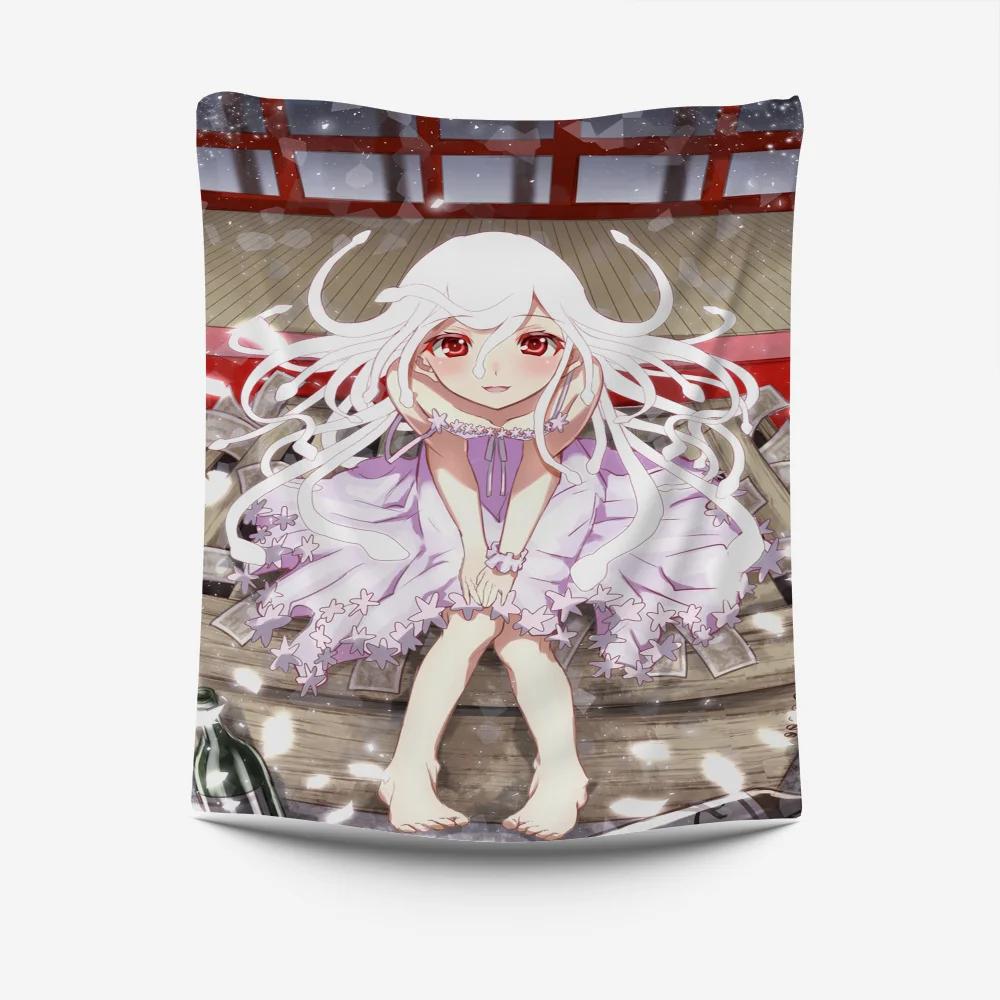 Anime Action Heroine Tapestry Dynamic Battle Scene Design Perfect for Fan Room Decor Large Wall Hanging Artwork