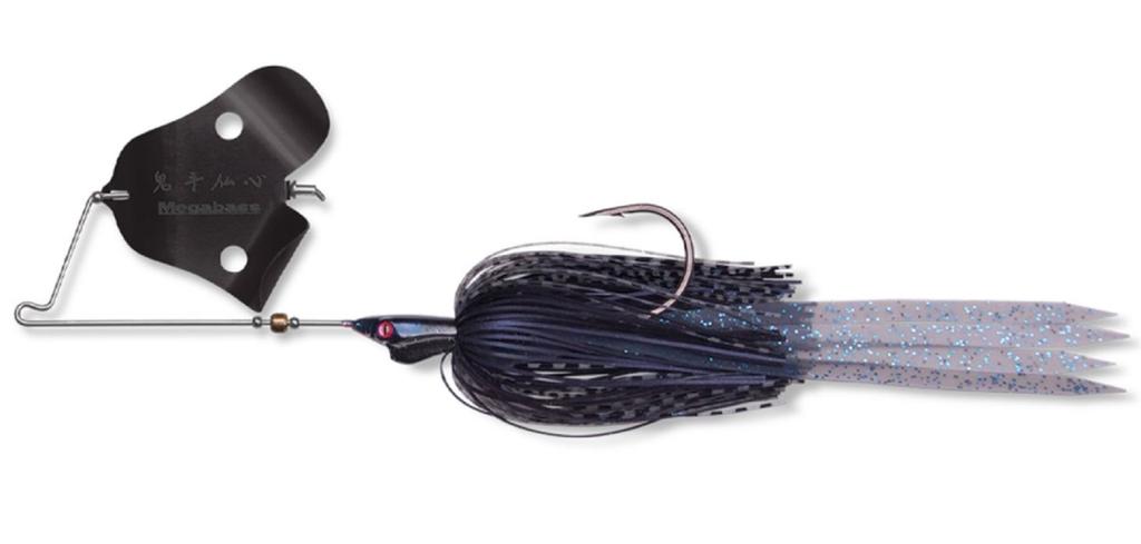 Megabass Jamaica Boa JR 3/8 oz Buzzbait Sinking Lure Black Mamba (4545)