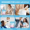 5-in-1 Portable Toothbrush with Tongue Cleaner & Double Toothpick (30-Pack)