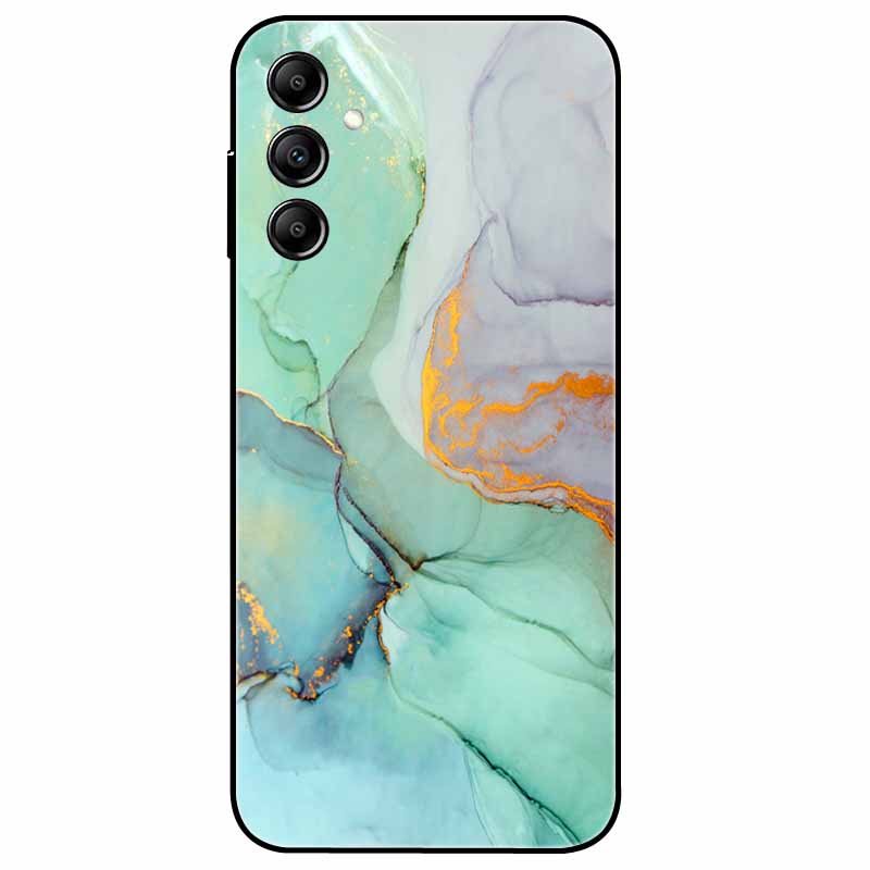 Hülle Für Samsung Galaxy A54 5G A34 A24 S23 Hülle Blume Marmor TPU Weiche Silikonhülle für GalaxyA54 A 34 Bemalte Handyhüllen